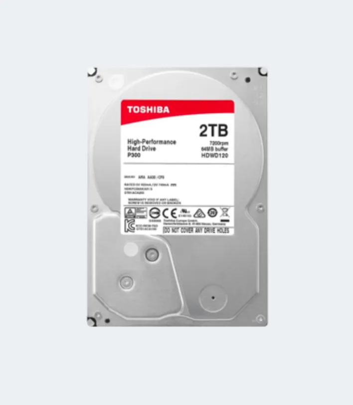 Toshiba P300 7200RPM 2TB HARD DRIVE