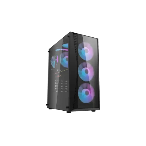 DARK FLASH DK352 PLUS BLACK WITH 4ARGB FAN