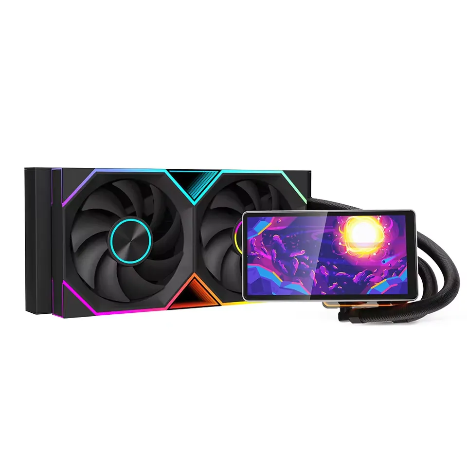 JUNGLE LEOPARD PRO FLOW 240 LIQUID COOLER – BLACK