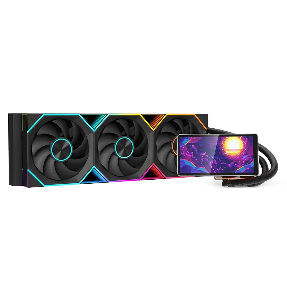JUNGLE LEOPARD PRO FLOW 360 LIQUID COOLER – BLACK
