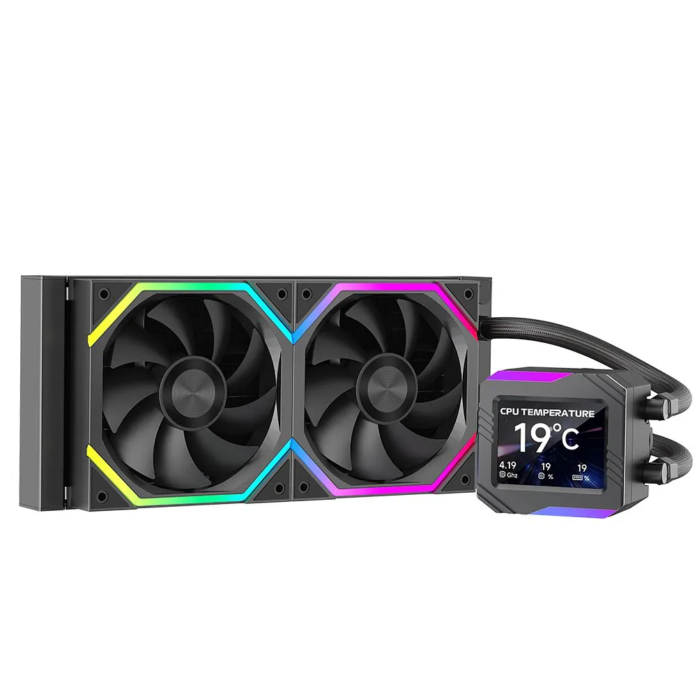 JUNGLE LEOPARD ASTROSHEL V2G 240 LIQUID COOLER – BLACK