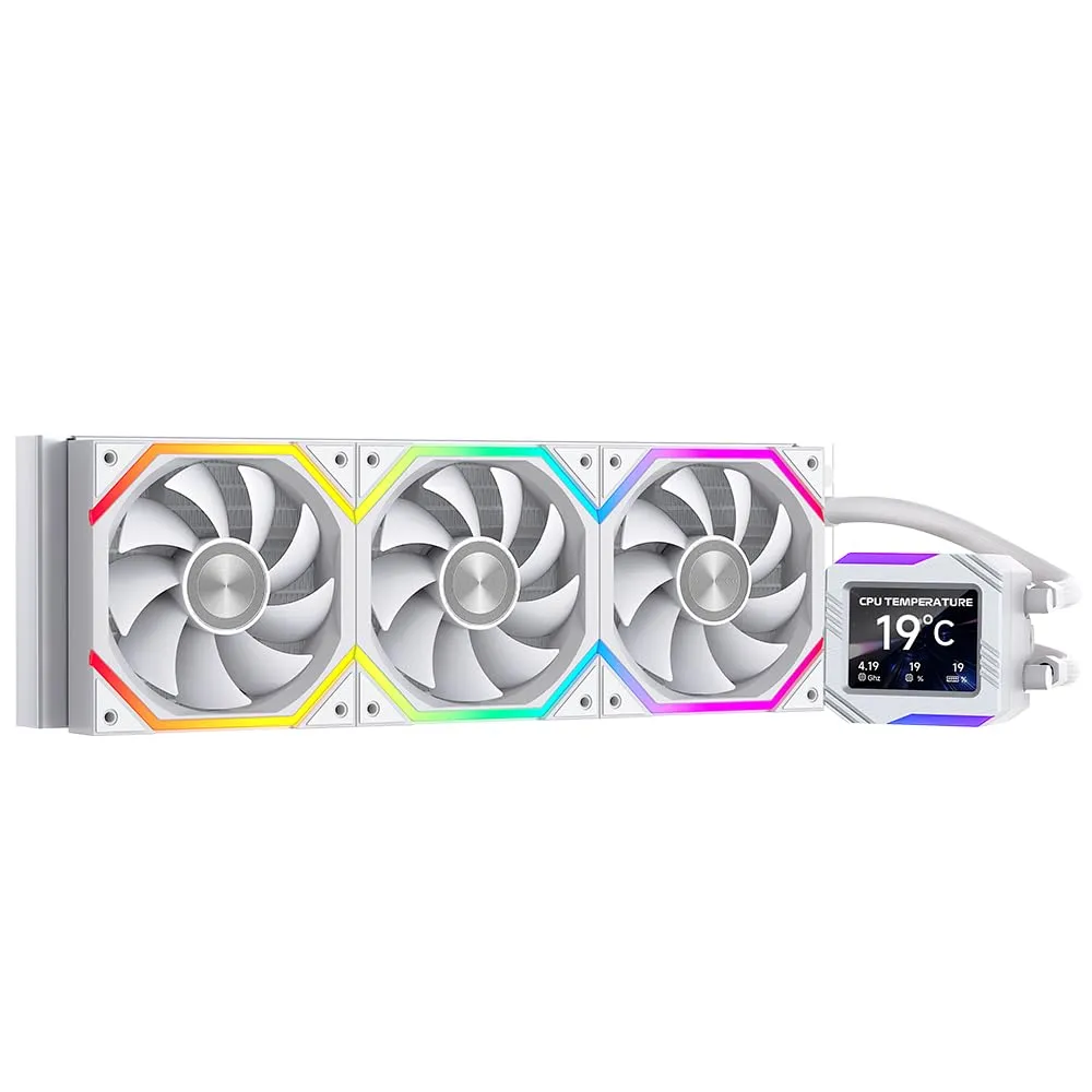 JUNGLE LEOPARD ASTROSHEL V2G 360 LIQUID COOLER – WHITE