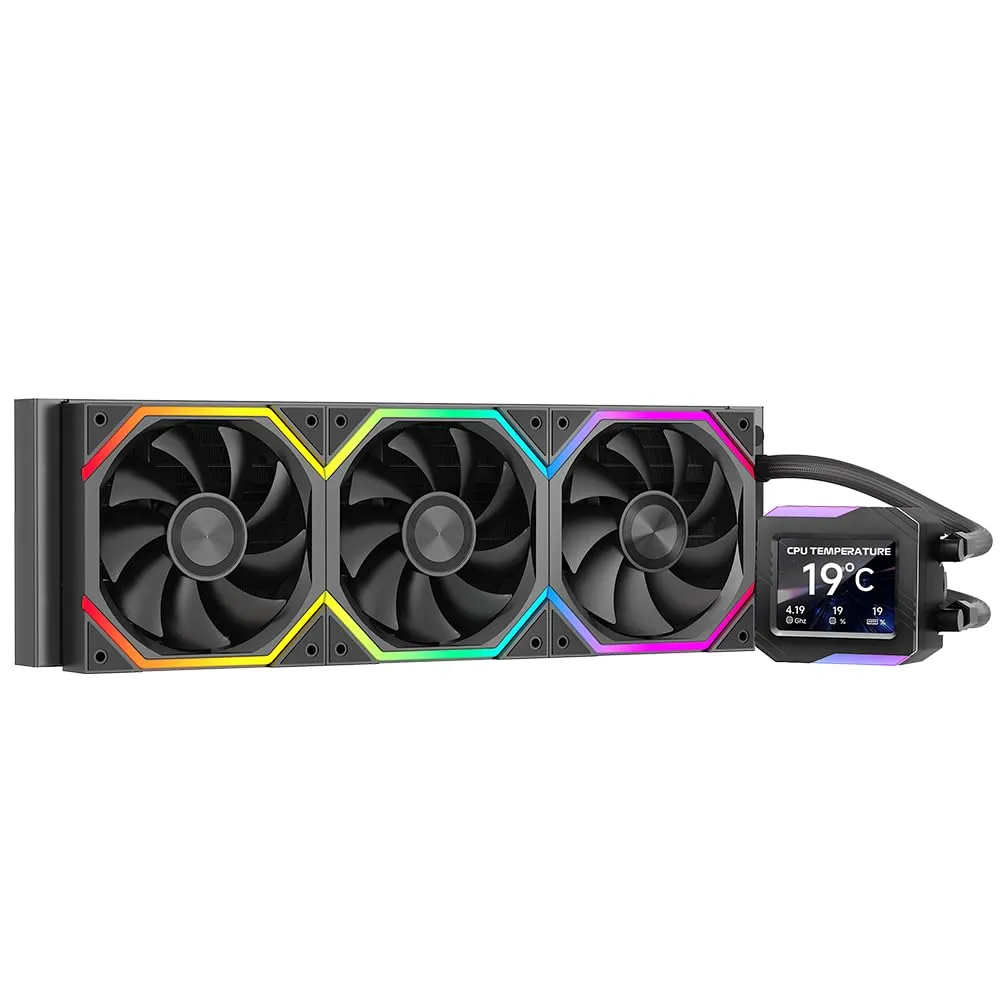 JUNGLE LEOPARD ASTROSHEL V2G 360 LIQUID COOLER – BLACK